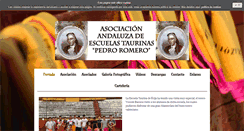 Desktop Screenshot of escuelastaurinasandaluzas.com